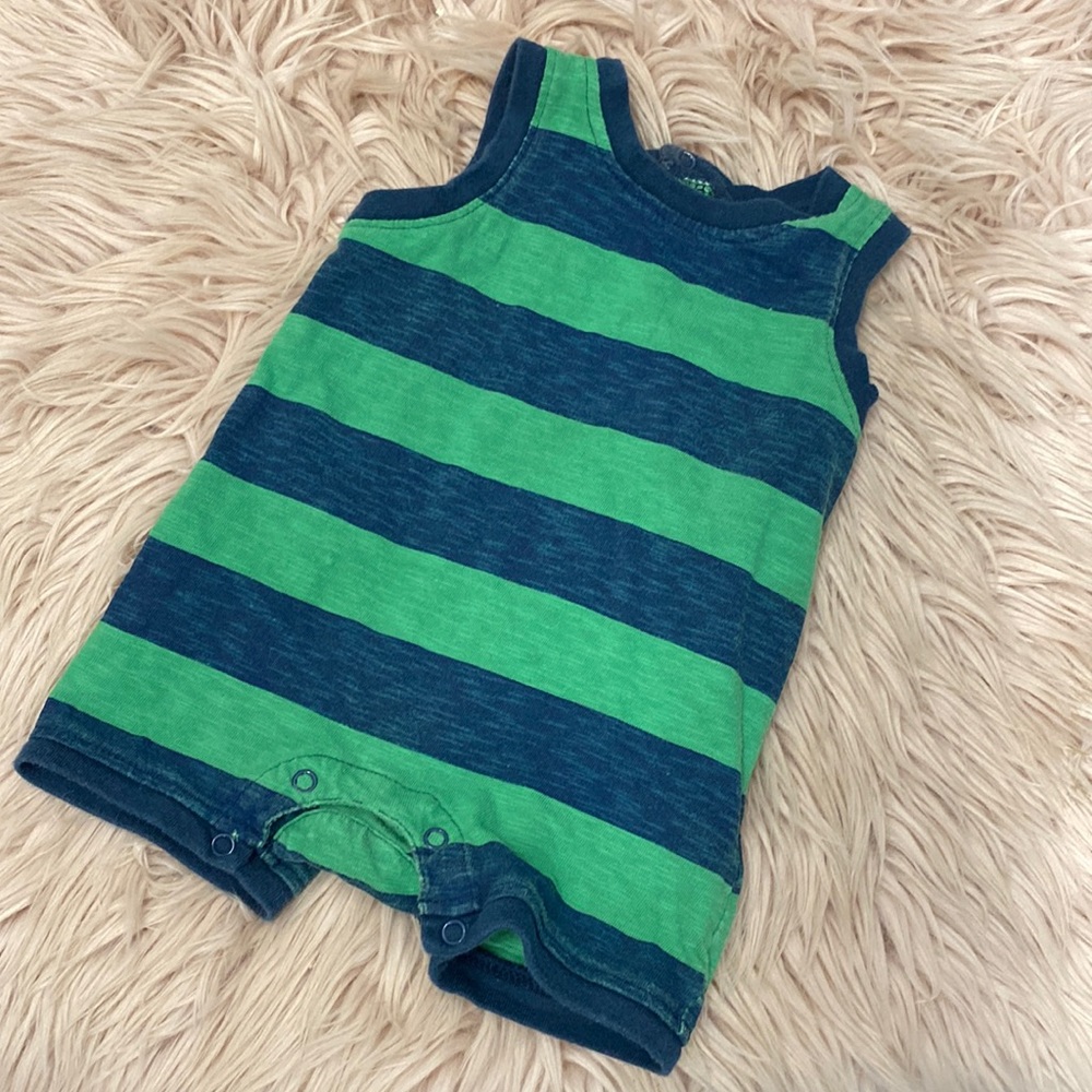 Striped Baby Boy Romper
